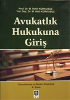 Avukatlk Hukukuna Giri Ekin Basm Yayn - Akademik Kitaplar