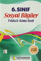 Gvender - 6. Snf Sosyal Bilgiler Yldzl Konu Testi Gvender Yaynlar