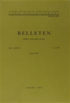 Belleten Say: 278 Cilt:77 Trk Tarih Kurumu Yaynlar