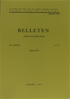 Belleten Say : 279 Cilt:77 Trk Tarih Kurumu Yaynlar