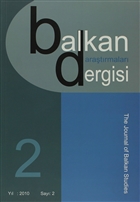 Balkan Aratrmalar Dergisi Cilt: 2 Say: 2 Emin Yaynlar