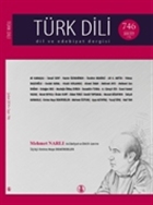 Trk Dili Dil ve Edebiyat Dergisi Say: 746 Trk Dil Kurumu Yaynlar