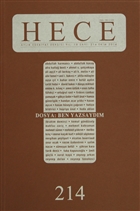 Hece Aylk Edebiyat Dergisi Say: 214 Ekim 2014 Hece Dergisi