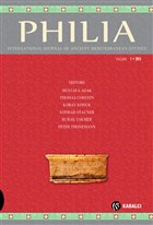 Philia : Volume 1 2015 Kabalc Yaynevi - Akdeniz niversitesi