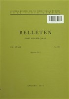Belleten Say : 285 Cilt: 79 Austos 2015 Trk Tarih Kurumu Yaynlar