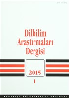 Dilbilim Aratrmalar Dergisi : 2015 / 1 Boazii niversitesi Yaynevi