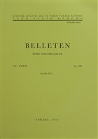 Belleten Say : 286 Cilt: 79 Aralk 2015 Trk Tarih Kurumu Yaynlar