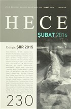 Hece Aylk Edebiyat Dergisi Say : 230 - ubat 2016 Hece Dergisi