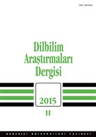 Dilbilim Aratrmalar Dergisi : 2015 / 2 Boazii niversitesi Yaynevi