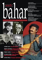 Berfin Bahar Aylk Kltr Sanat ve Edebiyat Dergisi Say : 218 Nisan 2016 Berfin Bahar Dergisi