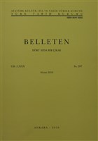 Belleten Say : 287 Cilt: 80 Nisan 2016 Trk Tarih Kurumu Yaynlar
