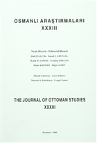 Osmanl Aratrmalar - The Journal of Ottoman Studies Say: 33 sam Yaynlar