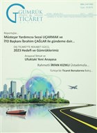 Gmrk ve Ticaret Dergisi Cilt: 1 Say: 2 Temmuz - Eyll 2013 Gmrk ve Ticaret Mfettileri Dernei