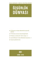 zgrlk Dnyas Aylk Sosyalist Teori ve Politika Dergisi Say : 281 - Ekim 2016 zgrlk Dnyas Dergisi