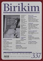 Birikim Aylk Sosyalist Kltr Dergisi Say: 337 Mays 2017 Birikim Yaynlar