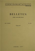 Belleten Say : 290 Trk Tarih Kurumu Yaynlar