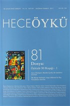 Hece yk Dergisi Say: 81 Haziran-Temmuz 2017 Hece Dergisi