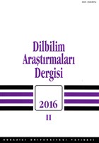 Dilbilim Aratrmalar Dergisi 2016 - 2 Boazii niversitesi Yaynevi