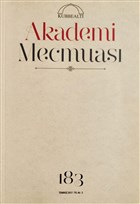 Akademi Mecmuas Say: 183 Kubbealt Neriyat Yaynclk