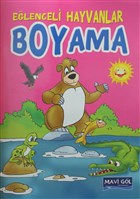 Elenceli Hayvanlar Boyama Mavi Gl Yaynlar
