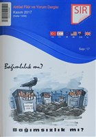Sr Aktel Fikir ve Yorum Dergisi Say: 17 Kasm 2017 Sr Dergisi