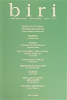 Biri Yllk Edebiyat Dergisi Say: 12 Biri Yaynlar