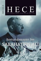 Hece Aylk Edebiyat Dergisi  Sabahattin Ali zel Says  Say: 35 - 253 (Ciltsiz) Hece Dergisi