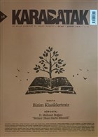 Karabatak Dergisi Say : 36 Ocak - ubat 2018 Karabatak Dergisi Yaynlar