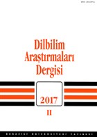 Dilbilim Aratrmalar Dergisi 2017 - 2 Boazii niversitesi Yaynevi