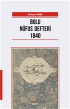 Bolu Nfus Defteri 1840 Kriter Yaynlar