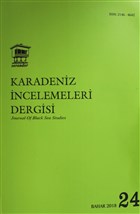 Karadeniz ncelemeleri Dergisi Yl 12 Say: 24 Bahar 2018 Serander Yaynlar