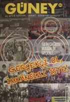 Gney Dergisi Say : 86 Ekim - Kasm - Aralk 2018 Gney Dergisi