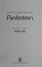 Trk Dil Kurumu Aratrmalar Yll - Belleten 2016 / K Trk Dil Kurumu Yaynlar