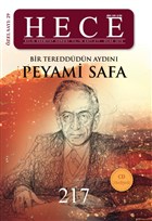 Hece Aylk Edebiyat Dergisi Peyami Safa zel Says Say: 29 / 217 (Ciltsiz) Hece Dergisi