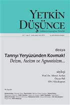 Yetkin Dnce Dergisi Yl: 2 Say: 5 Ocak, ubat, Mart 2019 Yetkin Dnce Dergisi