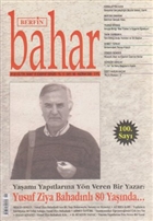 Berfin Bahar Aylk Kltr, Sanat ve Edebiyat Dergisi Say : 100 Berfin Bahar Dergisi