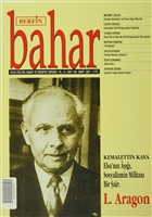Berfin Bahar Aylk Kltr, Sanat ve Edebiyat Dergisi Say : 109 Berfin Bahar Dergisi