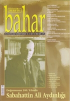 Berfin Bahar Aylk Kltr, Sanat ve Edebiyat Dergisi Say : 110 Berfin Bahar Dergisi