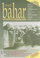 Berfin Bahar Aylk Kltr, Sanat ve Edebiyat Dergisi Say : 116 Berfin Bahar Dergisi