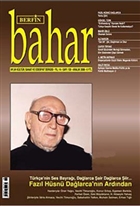 Berfin Bahar Aylk Kltr, Sanat ve Edebiyat Dergisi Say : 130 Berfin Bahar Dergisi