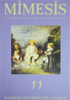 Mimesis Say: 11 Tiyatro / eviri Aratrma Dergisi Hamlet zel Says Boazii niversitesi Yaynevi