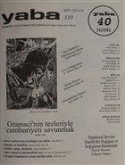 Yaba Edebiyat Dergisi Say: 110 Mart - Nisan - Mays 2019 Yaba Dergisi Yaynlar