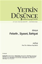 Yetkin Dnce Dergisi Yl: 2 Say: 6 Nisan - Mays - Haziran 2019 Yetkin Dnce Dergisi