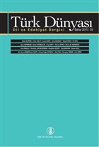 Trk Dnyas Dil ve Edebiyat Dergisi Say: 39 Bahar 2015 Trk Dil Kurumu Yaynlar