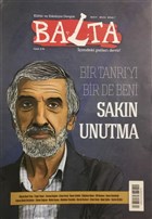 Balta Kltr ve Edebiyat Dergisi Say: 7 Eyll 2019 Balta Dergisi Yaynlar