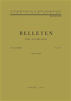 Belleten Say: 297 Austos 2019 Trk Tarih Kurumu Yaynlar