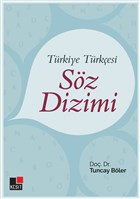 Trkiye Trkesi Sz Dizimi Kesit Yaynlar