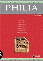 Philia Volume: 4 2018 Kabalc Yaynevi - Akdeniz niversitesi