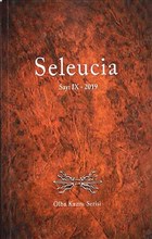 Seleucia Say: 9 - 2019 Bilgin Kltr Sanat Yaynlar