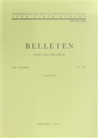 Belleten Say: 298 Cilt: 83 Aralk 2019 Trk Tarih Kurumu Yaynlar